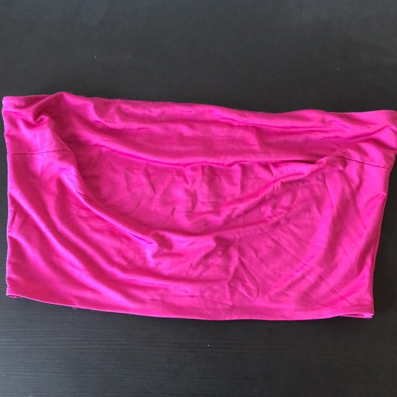 Hot Pink Tube Top w Original Tags - Picture 2 of 2